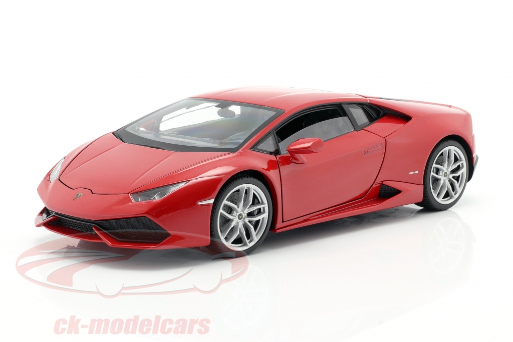Lamborghini Huracan LP 610-4 Jaar 2015 rood 1:18 Welly