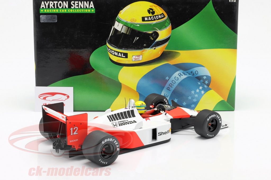 Minichamps 1 12 Ayrton Senna Mclaren Mp4 4 12 World Champion Formula 1 1988 540881212 Model Car 540881212 4012138020832
