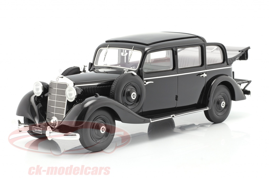 Mercedes-Benz 260 D (W138) Pullman Landaulet 1936 negro 1:18 Triple9
