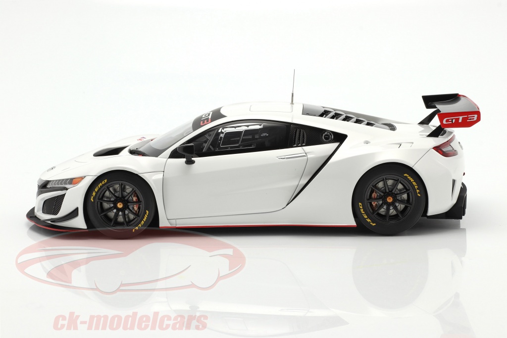 Modélisme Autoart 1:18 Honda NSX GT3 2018 Blanc - AA81898, Modèle Détaillé Neuf