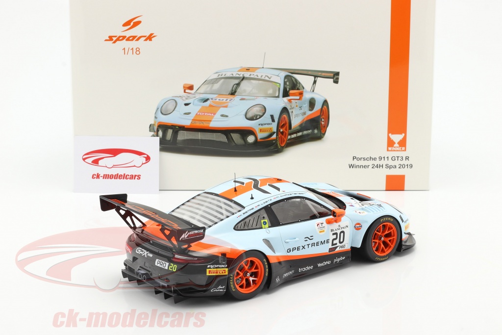 Porsche 911 GT3 R GPX Racing winner 24H Spa 2019 - scale 1/43rd 2010