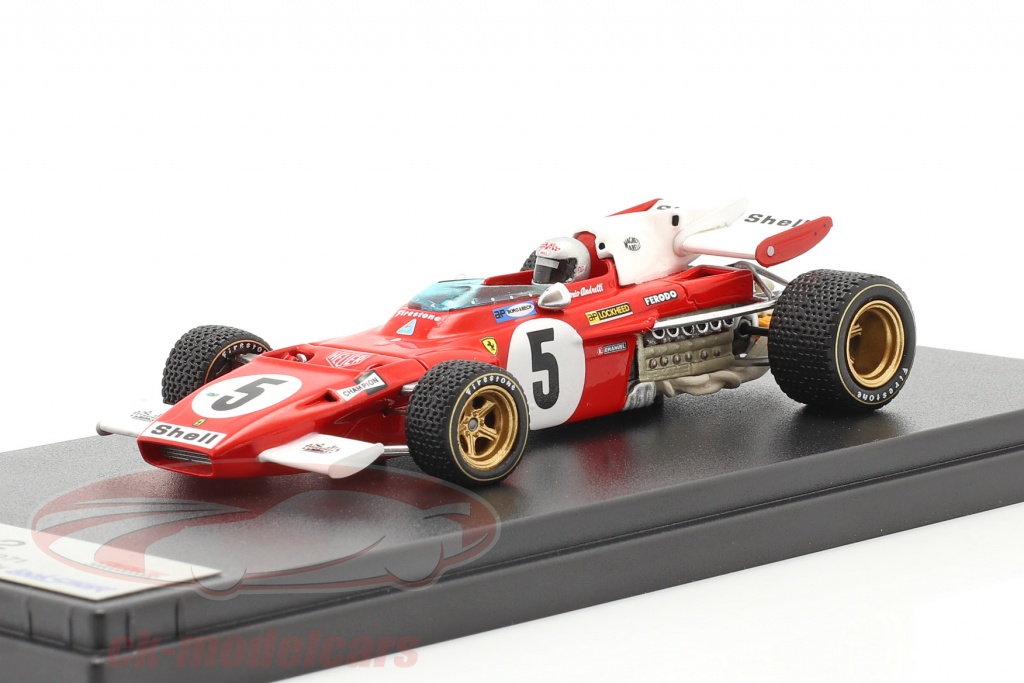 Mario Andretti Ferrari 312B2 #5 4to alemán GP F1 1971 1:43 LookSmart