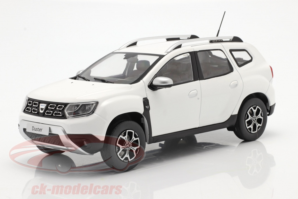 Dacia Duster MK2 Año de construcción 2018 Ártico Blanco 1:18 Solido