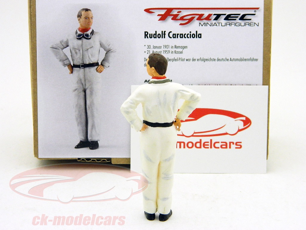 FIGURINE 1/18 CARACCIOLA DRIVING MERCEDES W125 VROOM PEINT FOR CMC CMR