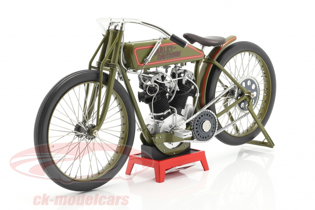 Harley Davidson 8-Valve Board Track Racer Bouwjaar 1923 groen 1:6 Vintage Motor Brands