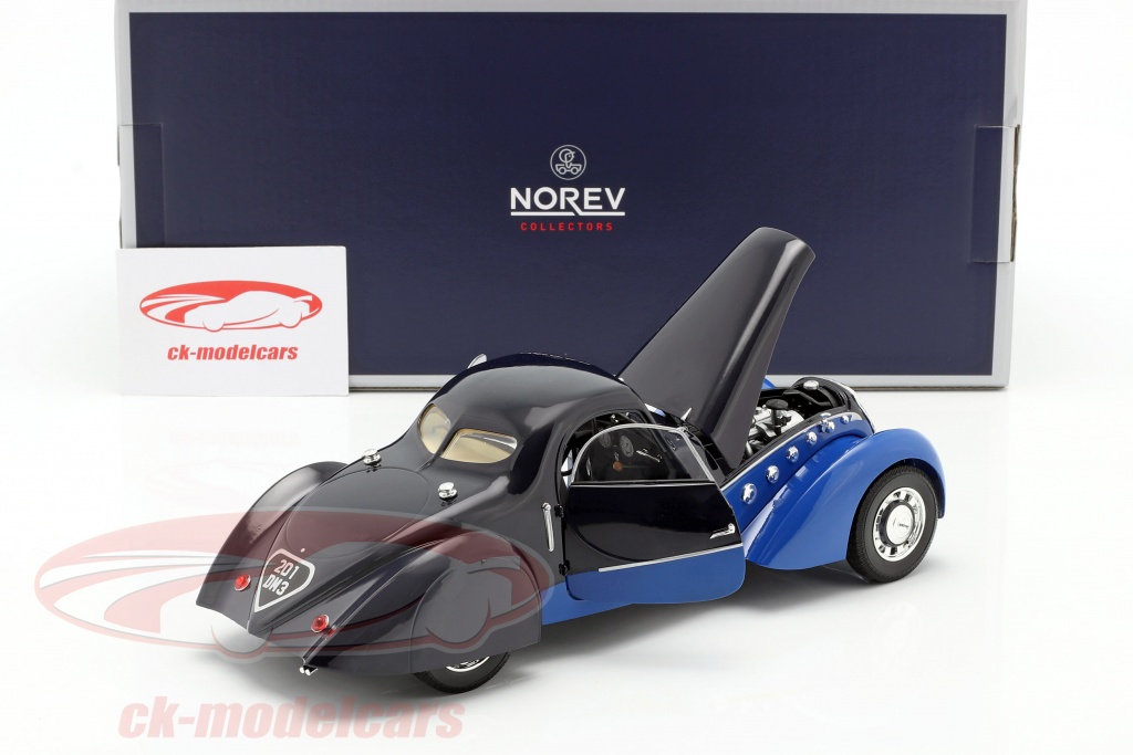 PEUGEOT 302 DARL MAT N°27 Bleu NOREV 1:43 de reference 473201