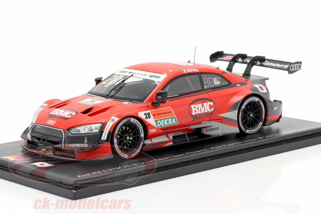 Audi RS 5 DTM #28 Pole Position Super GT & DreamRace Fuji 2019 Duval 1:43 Spark