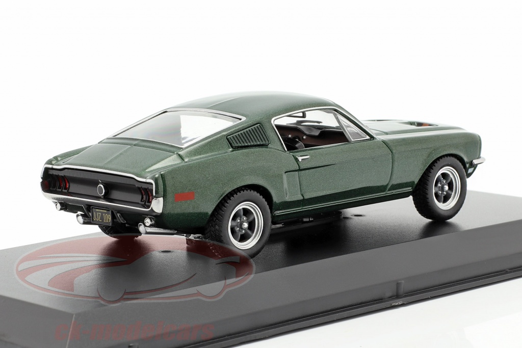 Ford Mustang Bullit Grün Coupe Steve McQueen 1//43 Greenlight Modell Auto mit ode