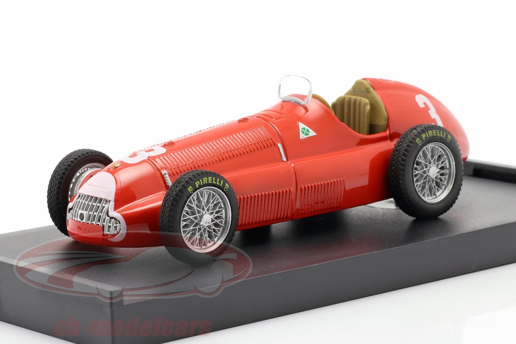 Luigi Fagioli Alfa Romeo 158 #3 2nd Great Britain GP formula 1 1950 1:43 Brumm