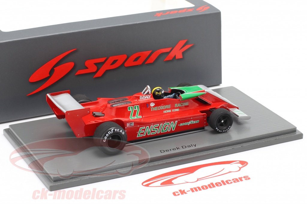 Miniature Spark 1/43 – Ensign N179 #22 Long Beach GP 1979 – Derek Daly – Occasion