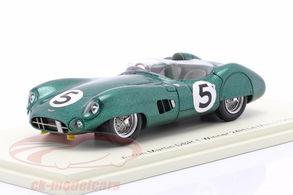 Aston Martin DBR 1 #5 Winner 24h LeMans 1959 Shelby, Salvadori 1:43 Spark