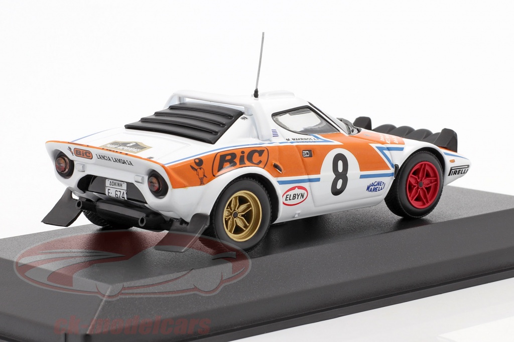 SUN-STAR 04513 Echelle 1/18 LANCIA STRATOS HF N 8 RALLY ACROPOLIS 1978 A.SIROCO