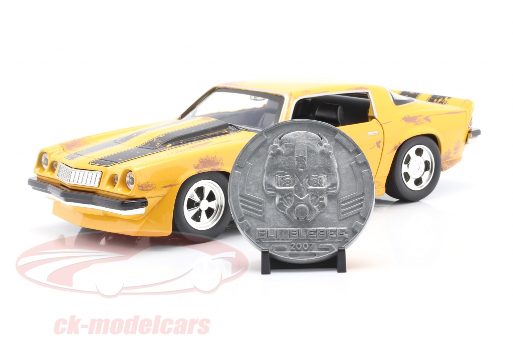 JADA TOYS 253115002 Transformers Chevy Camaro 2016 Bumblebee 1:24 Modellauto EUR 30,99 - DE