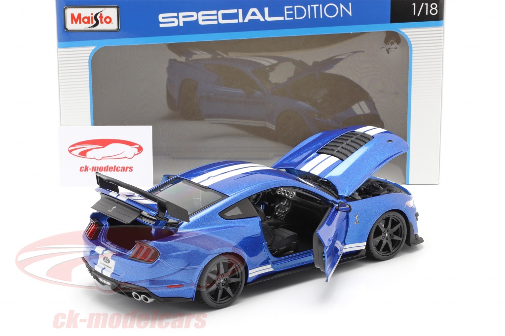  Maisto 1/18 - Ford Shelby GT500 Mustang - 2020-31388BL : MAISTO:  Arts, Crafts & Sewing
