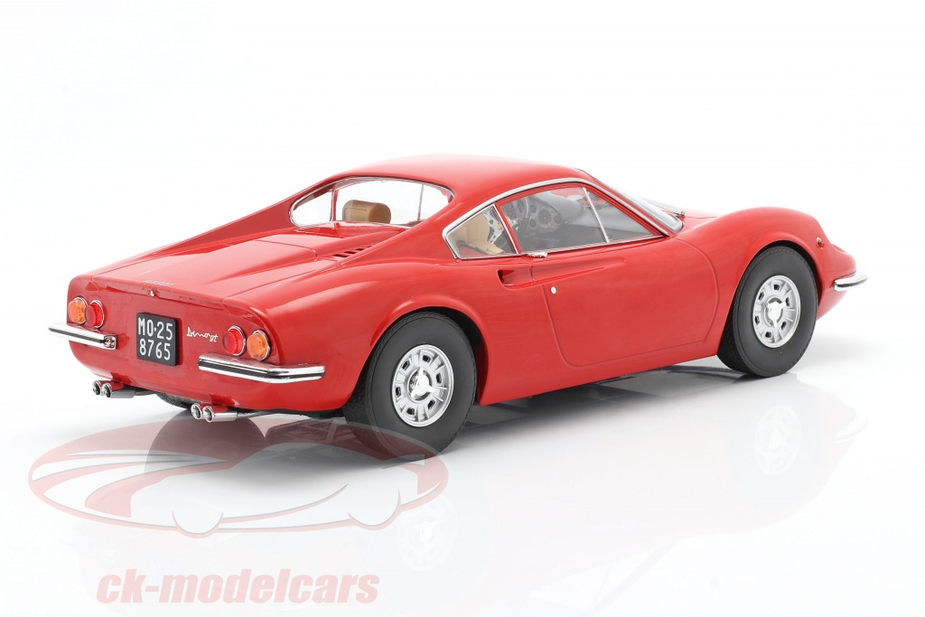 Modelcar Group 118 Ferrari Dino 246 GT year 1969 red MCG18166 model