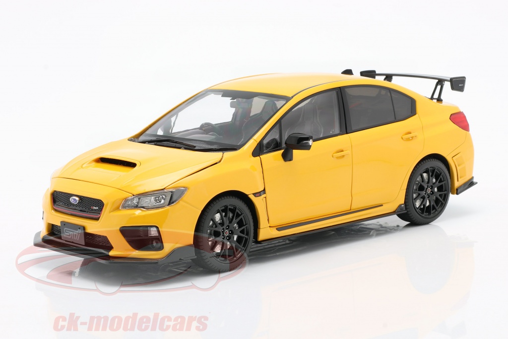 Subaru S207 NBR Challenge Package год 2015 желтый 1:18 SunStar