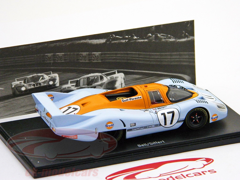 Kit Métal Blanc MFH Porsche 917 LH 1971 #17 Siffert Le Mans – Échelle 1/43, Neuf