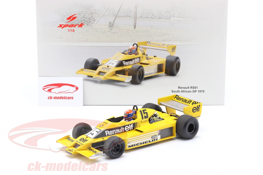 Renault rs01/2 u.s.a. G.p. 1978 j.p. Jabouille au 1:43 - Modélisme