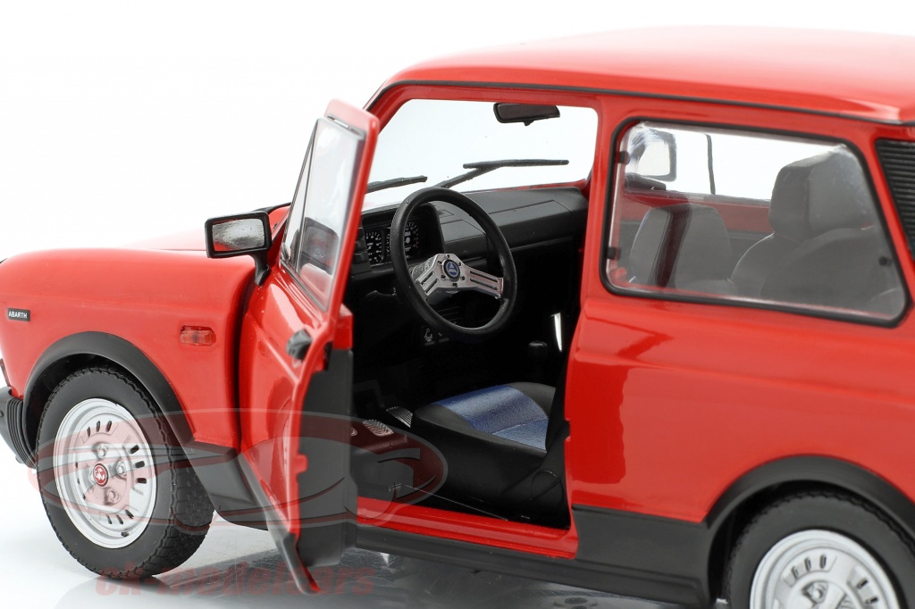 Solido Autobianchi A112 Abarth 1980 – Miniature 1/18 Rouge, Rue, Neuve