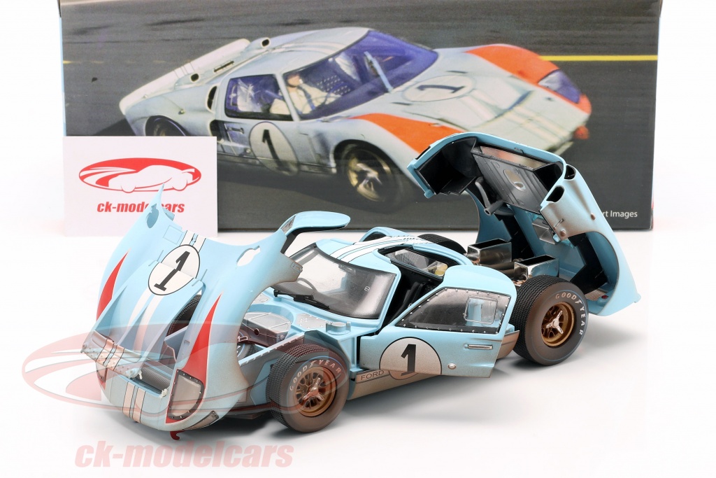 SHELBY411 SHELBY COLLECTIBLES 1/18 FORD GT 40 MK II LE MANS 1966 