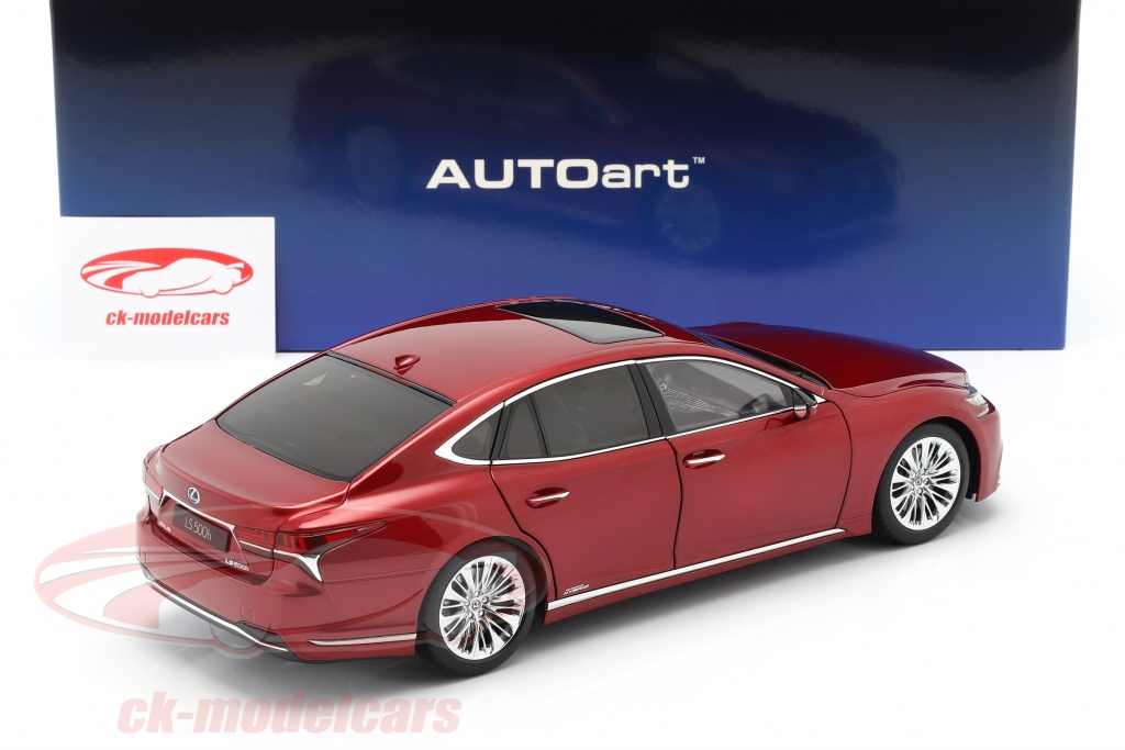 AUTOart 1:18 Lexus LS 500h Baujahr 2018 rot metallic 78869 