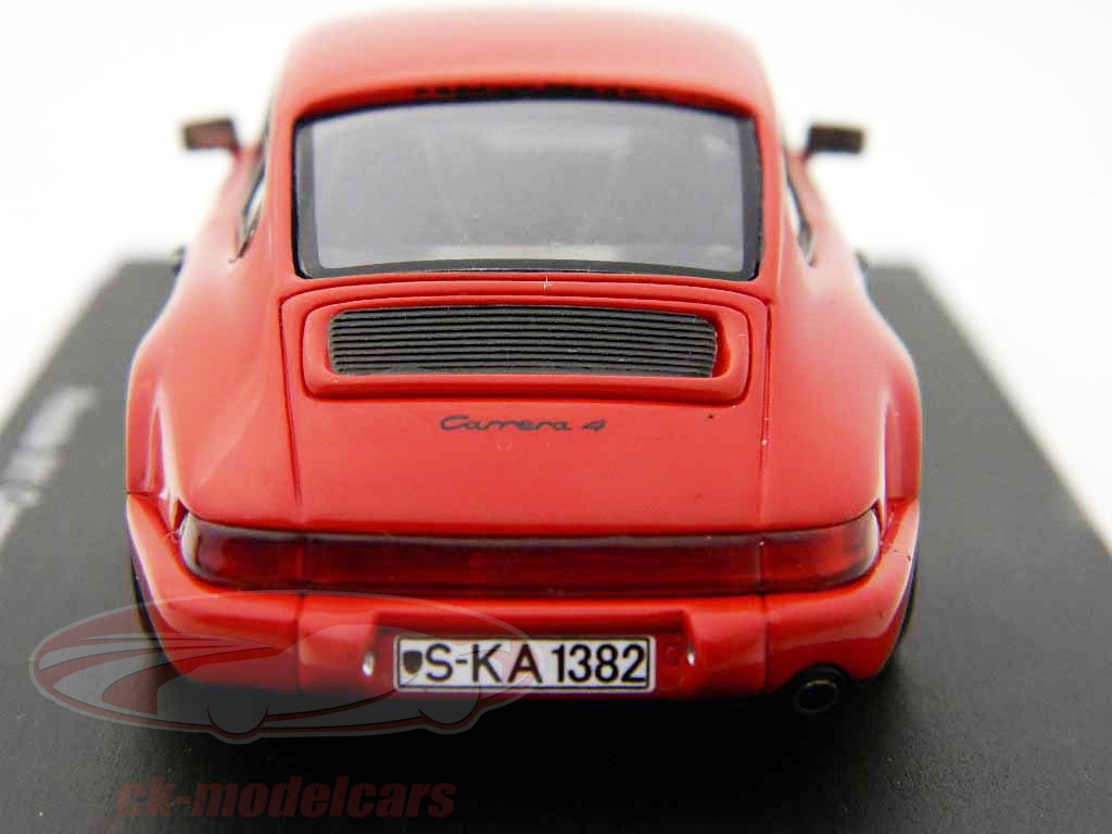 Porsche 911 (964) Carrera RS 3.8 Modellauto, SPARK 1:43 in silber von Porsche 911 (964) Carrera RS 3.8 Modellauto, SPARK 1:43 in silber von
