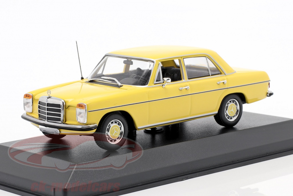Mercedes-Benz 200 (W114/115) year 1968 yellow 1:43 Minichamps