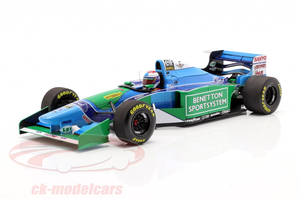 Jos Verstappen Benetton B194 #6 3ª húngaro GP Fórmula 1 1994 1:18 Minichamps