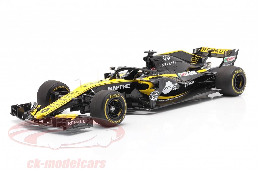 Nico Hülkenberg Renault R.S.18 #27 Launch Version fórmula 1 2018 1:18 Spark