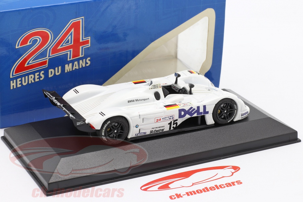 Ixo 1:43 BMW V12 LMR #15 勝者 24h LeMans 1999 Winkelhock, Dalmas  