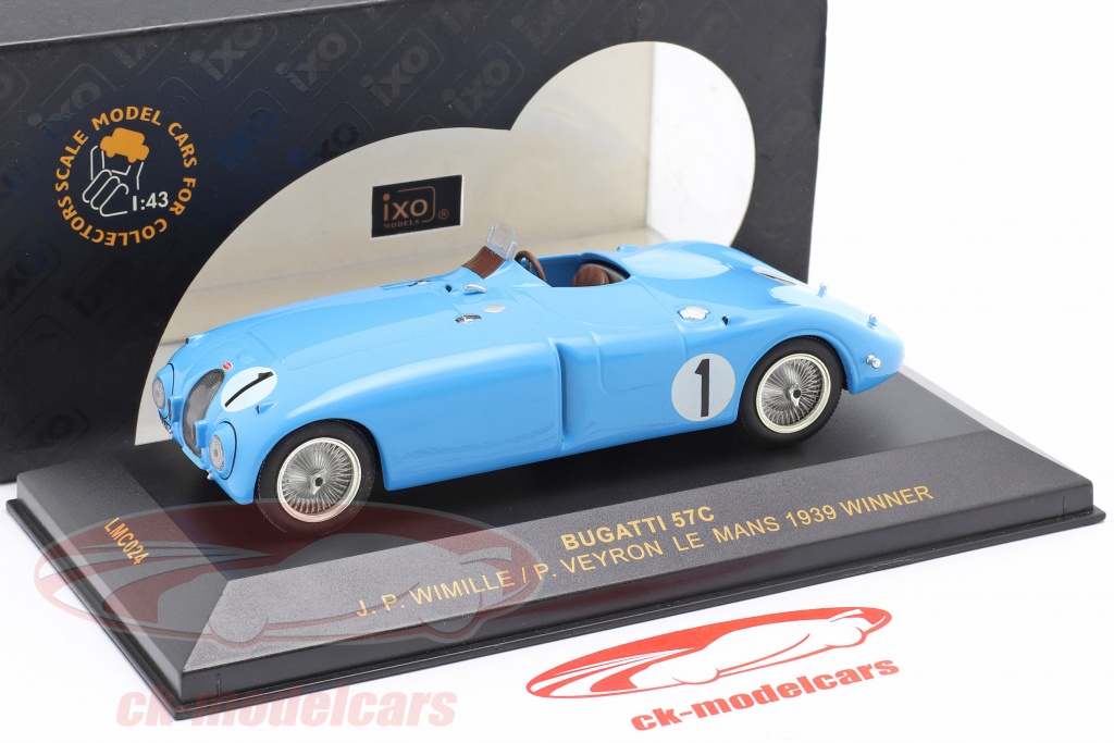 ixo-1-43-bugatti-57c-1-winner-le-mans-1939-wimille-veyron-lmc024