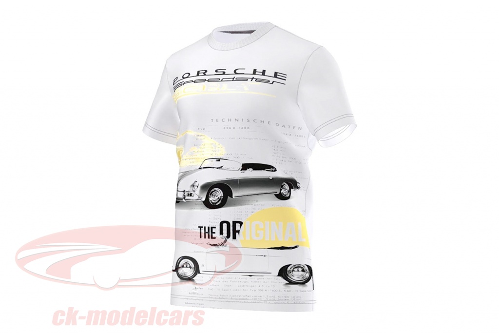 Porsche T-shirt Porsche Speedster le original Adidas blanc