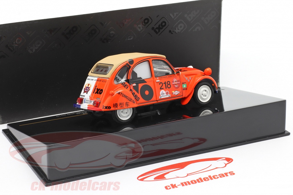 DUO de 2CV Citroën Rallye Raid et 2CV Cabriolet - 1/43ème en blister