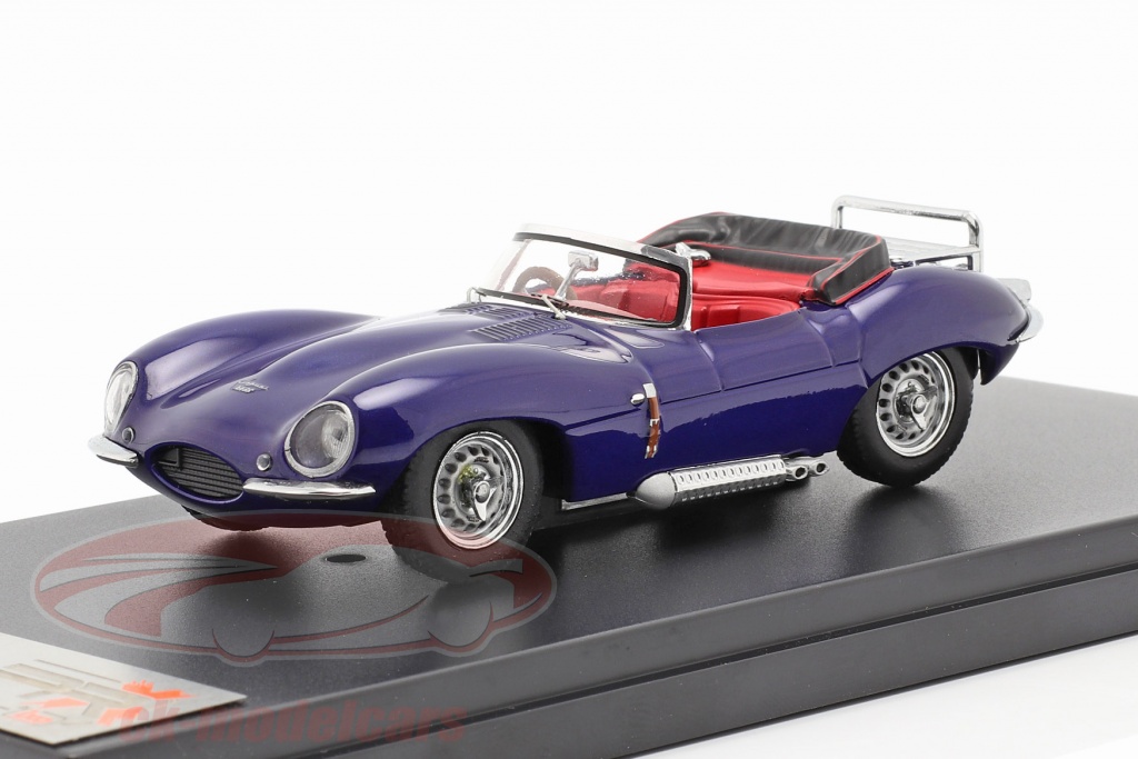 AUTOart 1/18 Jaguar XK-SS Cabriolet 1956 – Bleu – Réf 73510