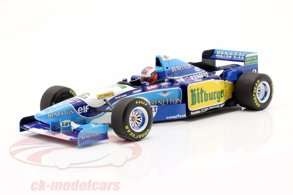 Johnny Herbert Benetton B195 #2 Winner British GP Formel 1 1995 1:18 Minichamps