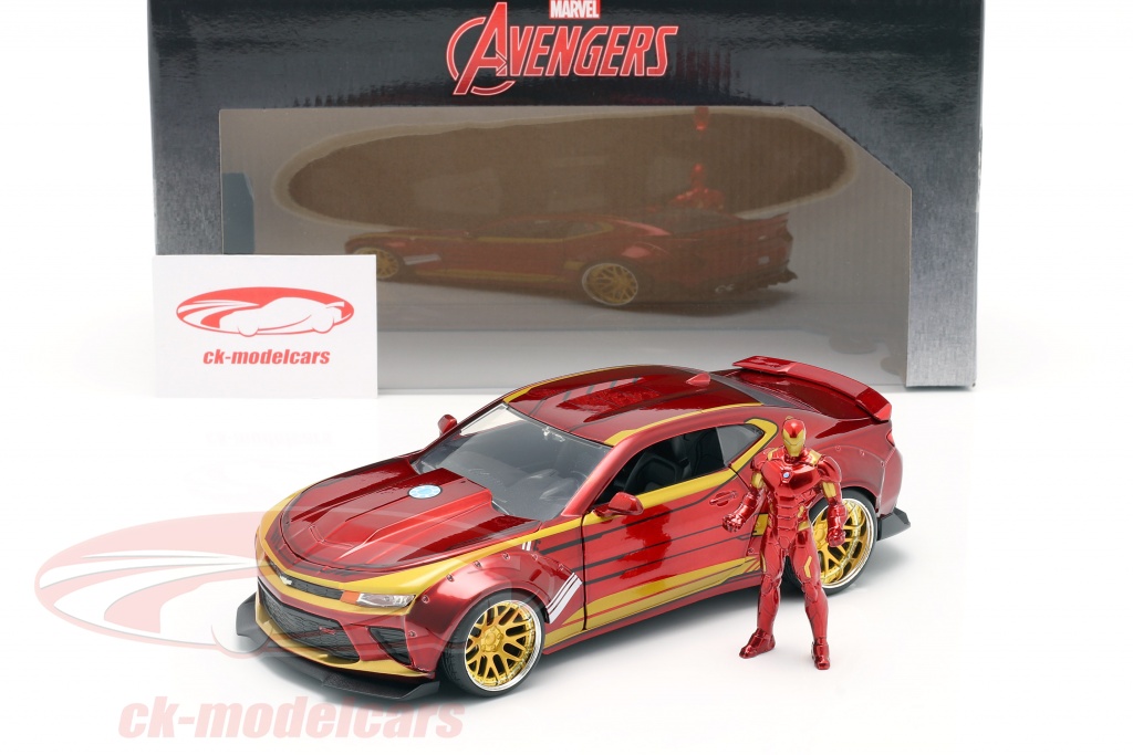 Kovové autíčko Iron Man Chevy Camaro 2016 délka 13 cm Jada Kovové autíčko Iron Man Chevy Camaro 2016 délka 13 cm Jada