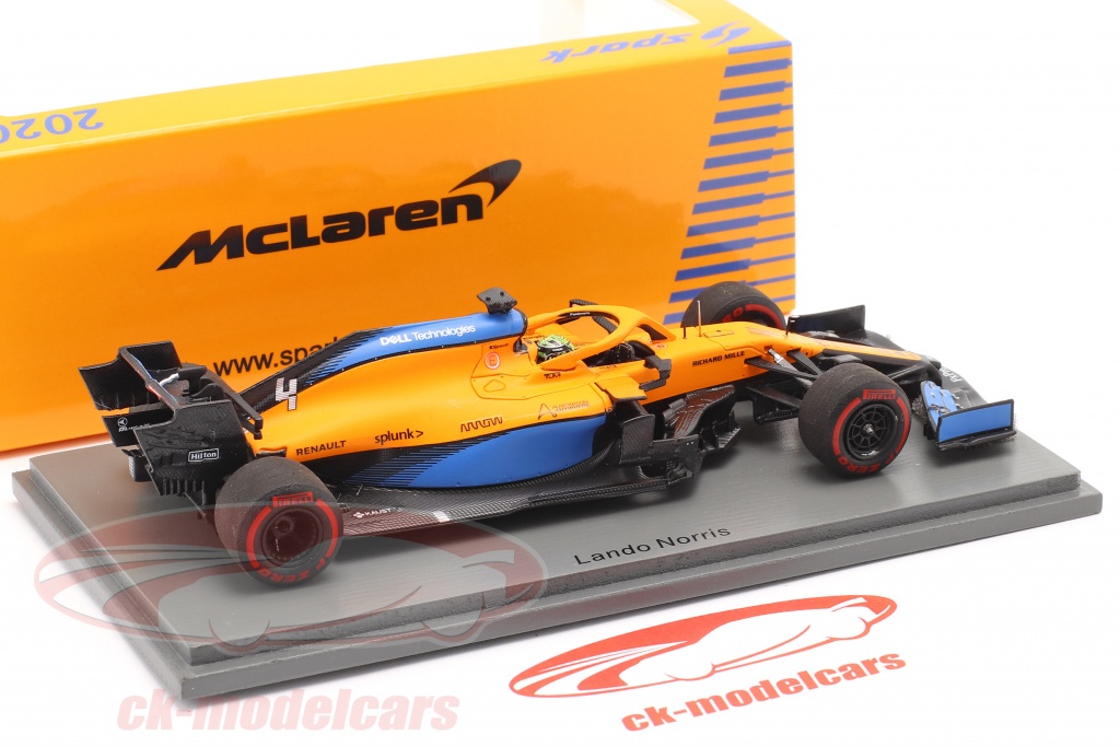 MINICHAMPS 1:43 MCLAREN MCL35 Lando Norris - 3° GP d'Austria 2020 (VELO