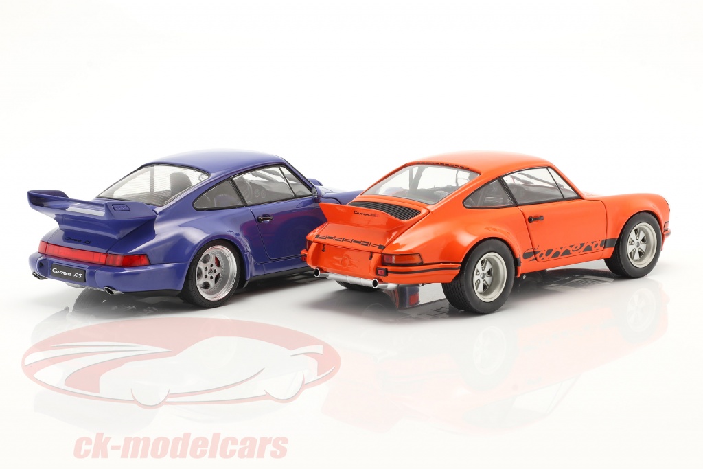 Solido 1:18 2台 セットする Porsche 911 Carrera RSR & Porsche 911 