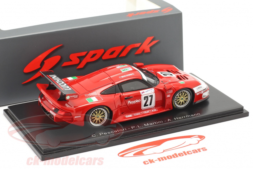 PORSCHE 911 GT1 3.2L TURBO TEAM BMS SCUDERIA ITALIA #27 P.MARTINI/C.PESCATORI/A