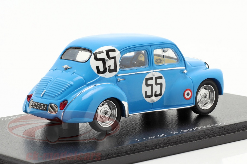 Renault 4CV 1063 Le Mans 1952 Lecat- Senfftleben 1:43 SPARK S5226