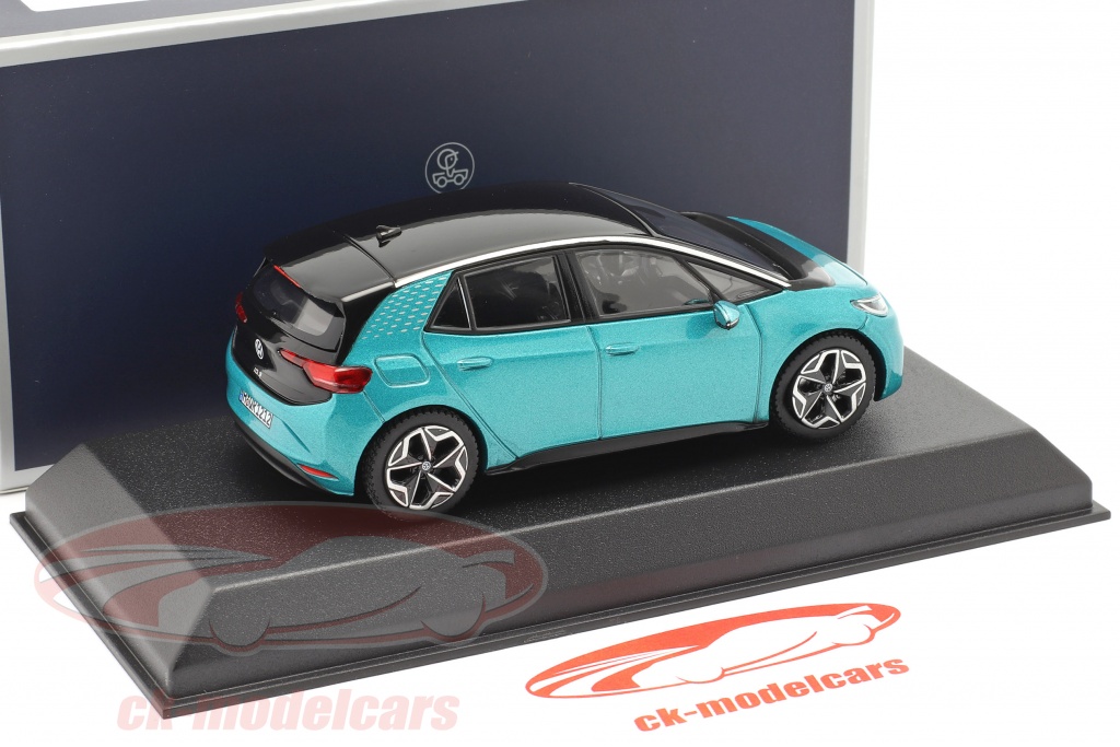 Volkswagen Voiture Miniature VW ID.3 Makena Turquoise Métallique 1:43 - Modèle Officiel 10A099300C6L