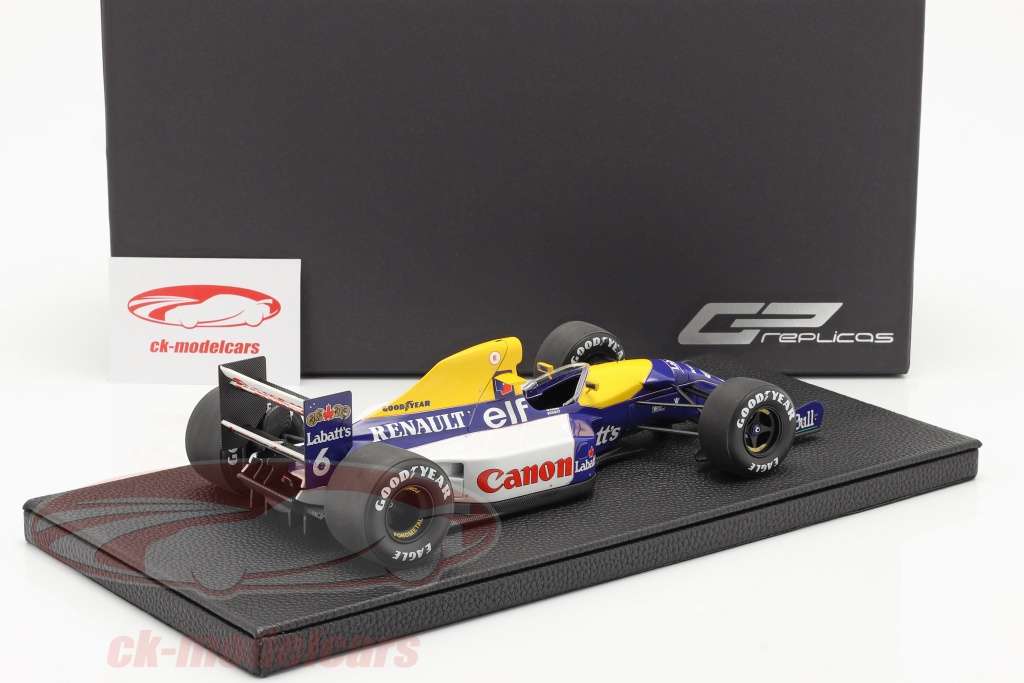 GP Replicas 1/18 Williams FW14B #6 R.Patrese - Modèle GP50B En Résine - Occasion