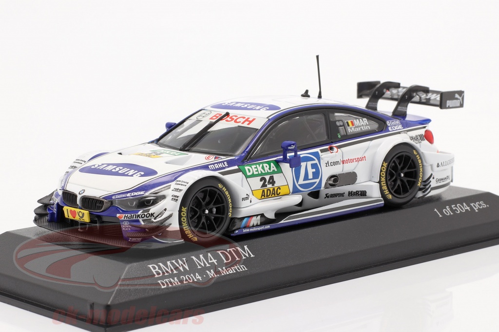 Minichamps 1:43 BMW M4 DTM #24 DTM 2014 Maxime Martin 410142424  