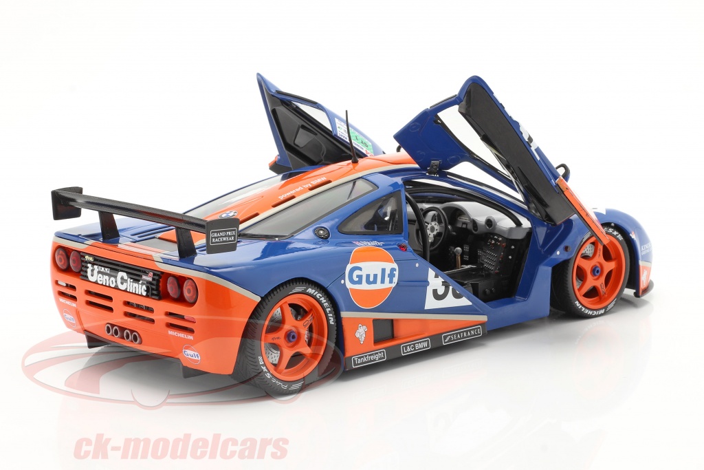 Solido 1 18 Mclaren F1 Gtr 33 9th 24h Lemans 1996 Gulf Racing S Model Car S