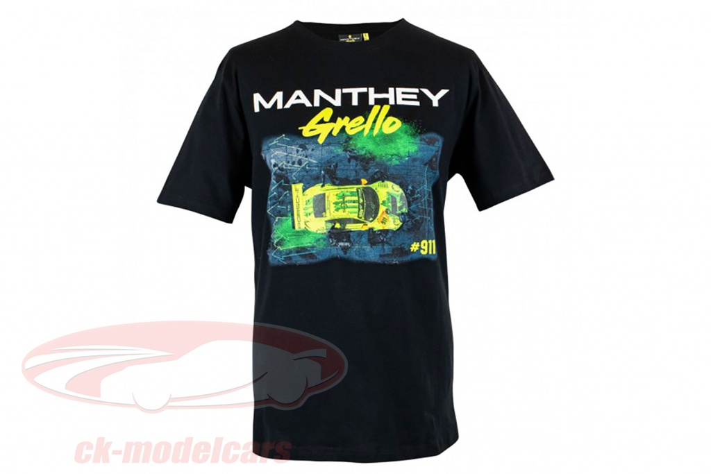 Manthey-Racing camiseta Pitstop Grello 911 Preto