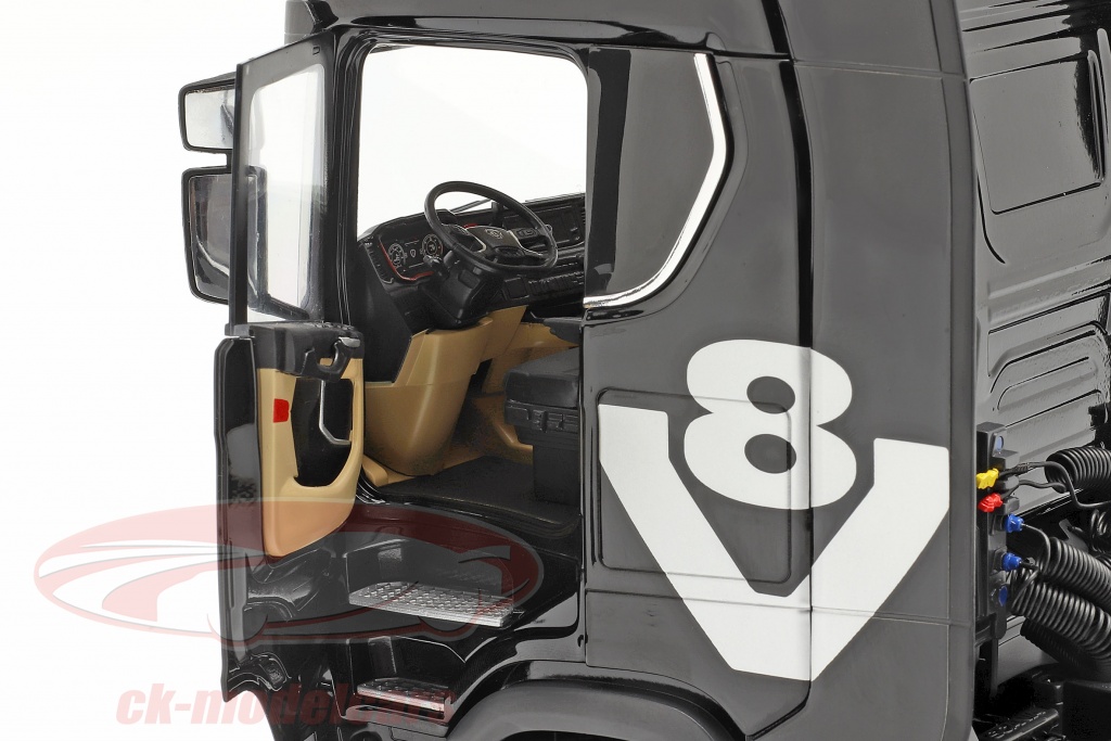 Modellino Scania 730S V8 Nero 1:18 – NZG 1019/51