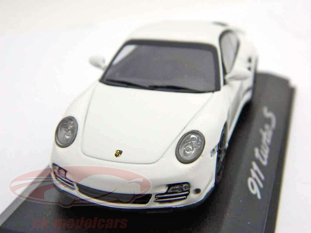 Miniature Premium X Porsche 911 Turbo 1975 Blanche Décoration Martini 1/43 PRD109