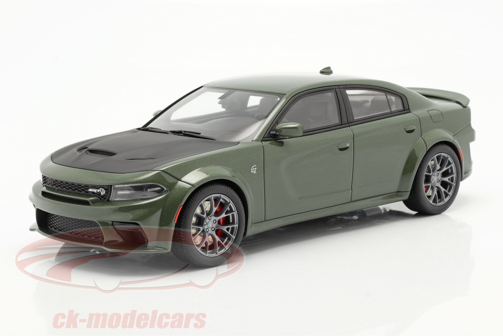 Dodge Charger SRT Hellcat Widebody Baujahr 2020 grün metallic 1:18 GT-Spirit