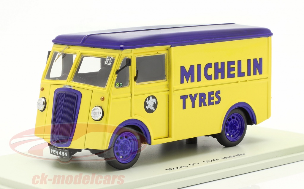 Modèle réduit Morris Pv 1948 Michelin 1/43 | Spark