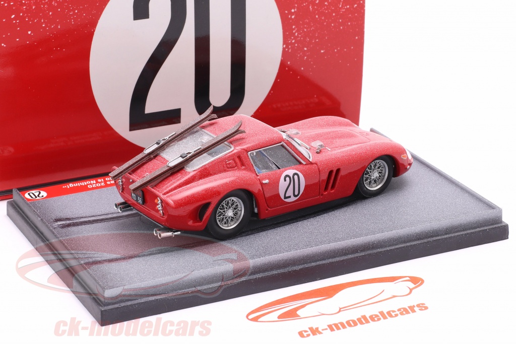 Brumm 1/43 Ferrari 250 GTO Coupe #7 24H Le Mans 1962 – Parkes Bandini – BMS2511